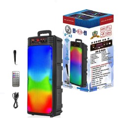 Ailiang Portable Wireless Karaoke Speaker KOLAV-XH2801 with Mic Black Ailiang Portable Wireless Karaoke Speaker KOLAV-XH2801 with Mic Black